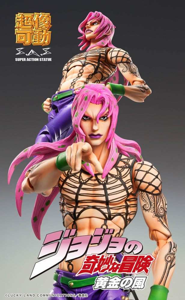 JoJo's Bizarre Adventure Part5 Super Action Actionfigur Chozokado (Diavolo) (re-run) 15 cm - Smalltinytoystore