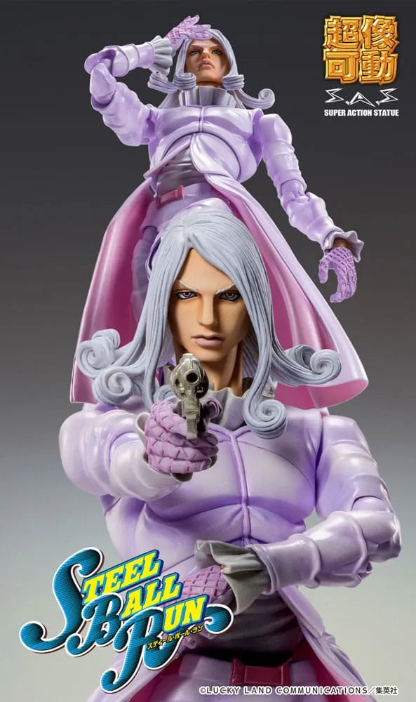 JoJo's Bizarre Adventure Part7 Steel Ball Run Super Action Actionfigur Chozokado Funny Valentine Second 15 cm - Smalltinytoystore