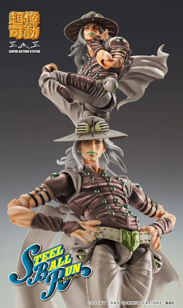 JoJo's Bizarre Adventure Part7 Steel Ball Run Super Action Actionfigur Chozokado Johnny Joestar Second 15 cm - Smalltinytoystore