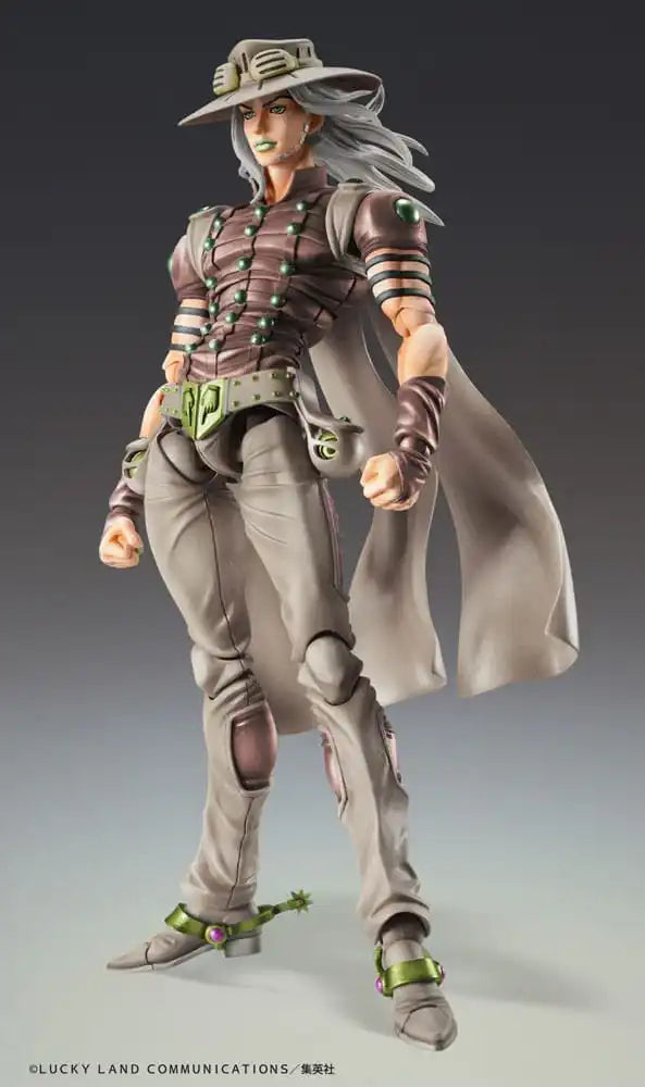 JoJo's Bizarre Adventure Part7 Steel Ball Run Super Action Actionfigur Chozokado Johnny Joestar Second 15 cm - Smalltinytoystore