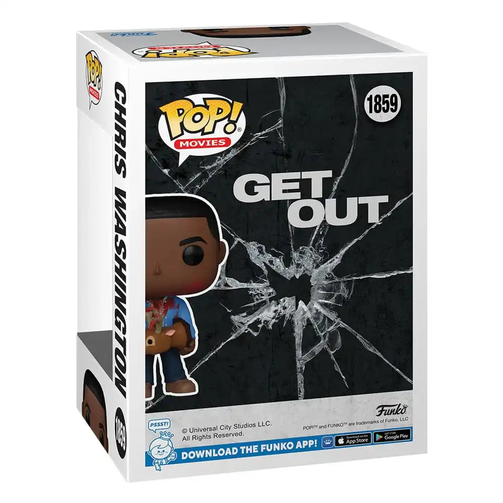 Jordan Peele POP! Movies Vinyl Figur Get Out - Chris Washington w/Deer 9 cm - Smalltinytoystore