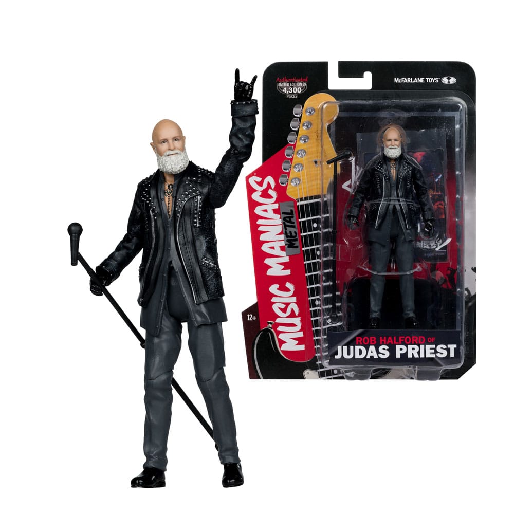 Judas Priest Music Maniacs Heavy Metal Actionfigur Rob Halford 15 cm - Smalltinytoystore