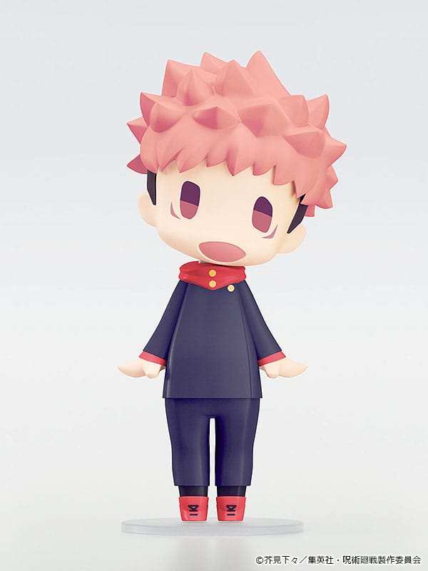Jujutsu Kaisen HELLO! GOOD SMILE Actionfigur Yuji Itadori 10 cm - Smalltinytoystore