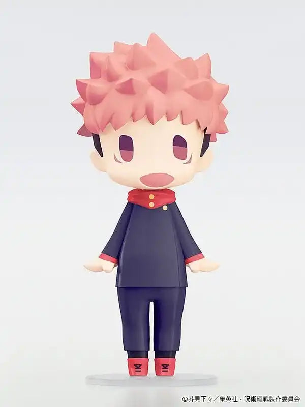 Jujutsu Kaisen HELLO! GOOD SMILE Actionfigur Yuji Itadori 10 cm - Smalltinytoystore