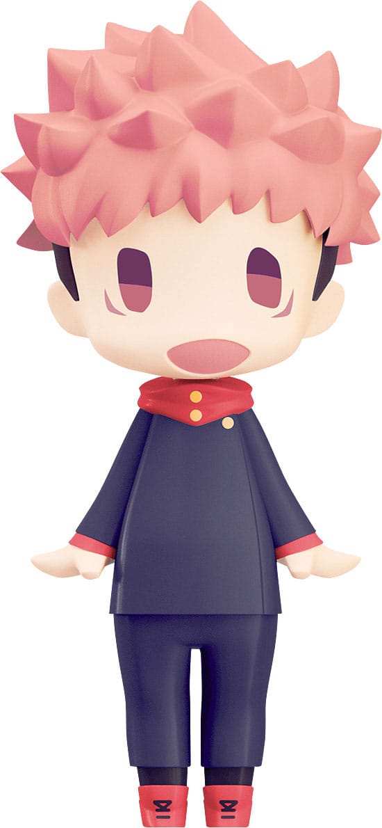 Jujutsu Kaisen HELLO! GOOD SMILE Actionfigur Yuji Itadori 10 cm - Smalltinytoystore