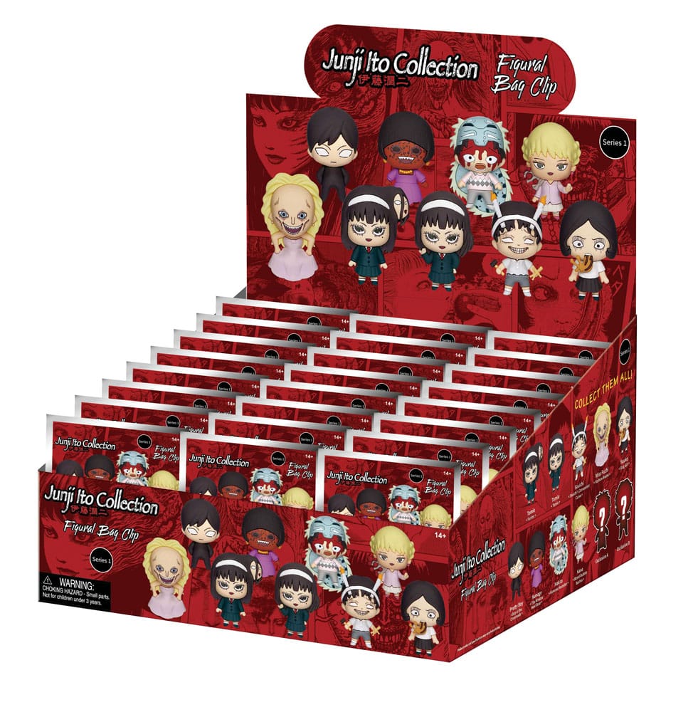 Junji Ito Collection PVC-Taschenanhänger Series 1 Display (24) - Smalltinytoystore