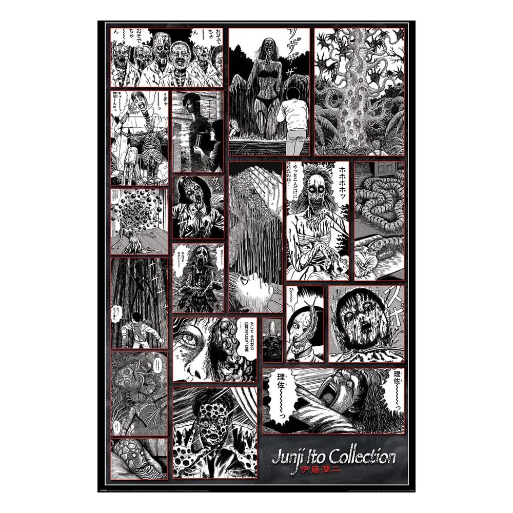 Junji Ito Poster Set Collection of the Macabre 61 x 91 cm (4) - Smalltinytoystore
