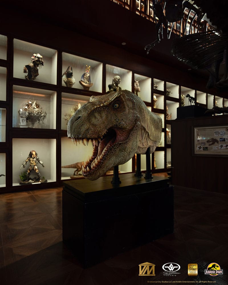 Jurassic Park 1/2 Statue T-Rex Head 105 cm - Smalltinytoystore
