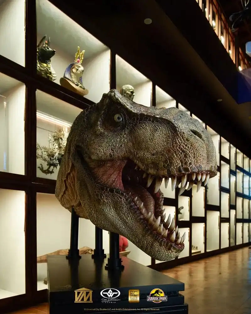 Jurassic Park 1/2 Statue T-Rex Head 105 cm - Smalltinytoystore