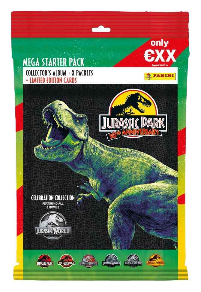 Jurassic Park 30th Anniversary Trading Cards Celebration Collection Starter Pack *Deutsche Version* - Smalltinytoystore