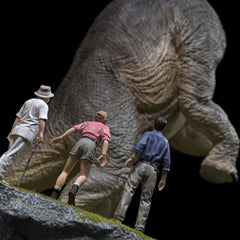 Jurassic Park Demi Art Scale Statue 1/10 Welcome to the Jurassic Park Special Edition 80 cm - Smalltinytoystore