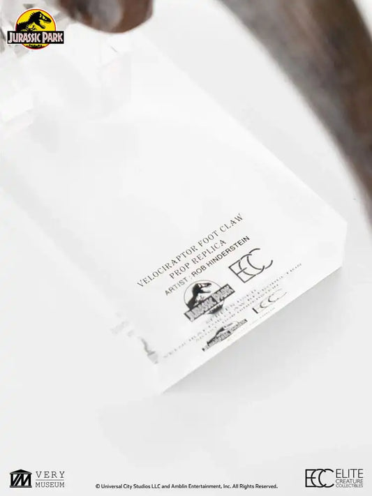 Jurassic Park ECC Elite Creature Line Statue Velociraptor Foot Claw Prop 16 cm - Smalltinytoystore