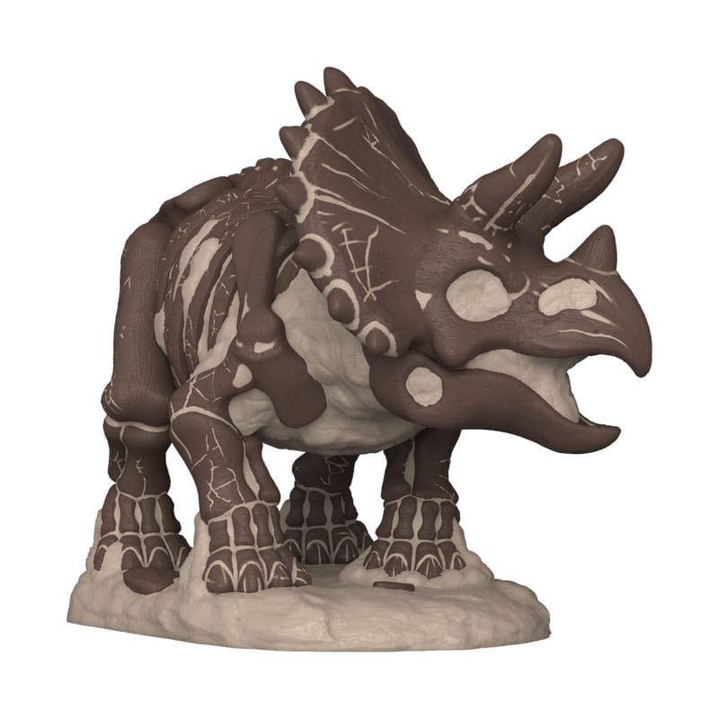 Jurassic Park Fossil POP! Movies Vinyl Figur Triceratops 9 cm - Smalltinytoystore