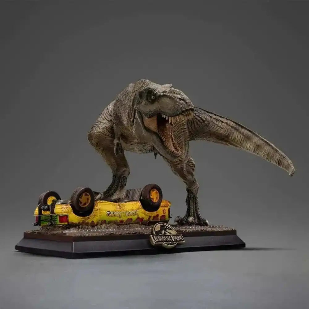 Jurassic Park Icons Statue T-Rex Attack 15 cm - Smalltinytoystore
