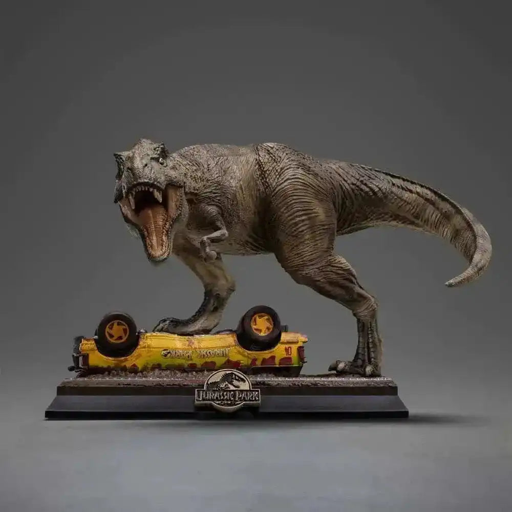 Jurassic Park Icons Statue T-Rex Attack 15 cm - Smalltinytoystore