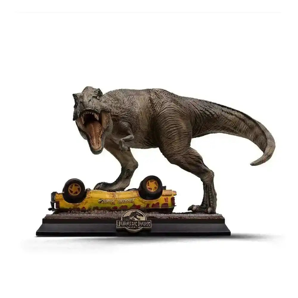 Jurassic Park Icons Statue T-Rex Attack 15 cm - Smalltinytoystore