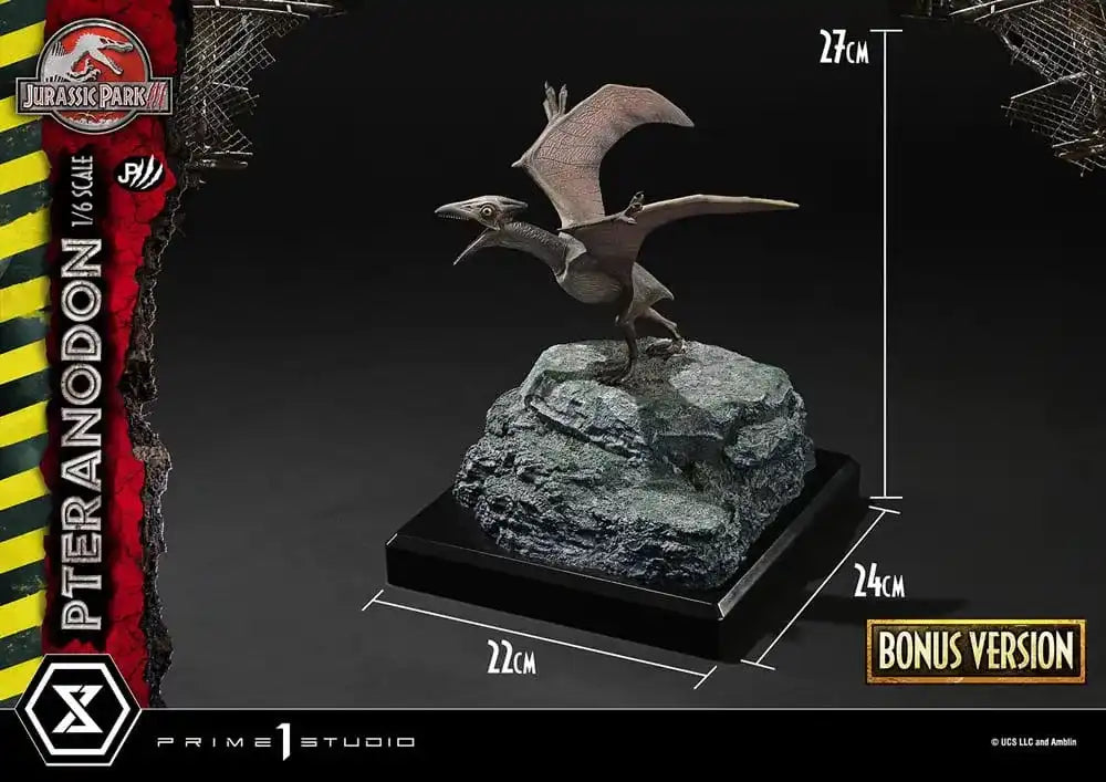 Jurassic Park III Legacy Museum Collection Statue 1/6 Pteranodon Bonus Version 68 cm - Smalltinytoystore