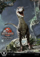 Jurassic Park III Legacy Museum Collection Statue 1/6 Velociraptor Male Bonus Version 40 cm - Smalltinytoystore