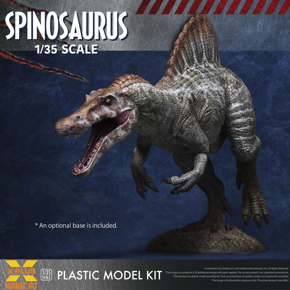 Jurassic Park III Plastic Model Kit 1/35 Spinosaurus 41 cm - Smalltinytoystore