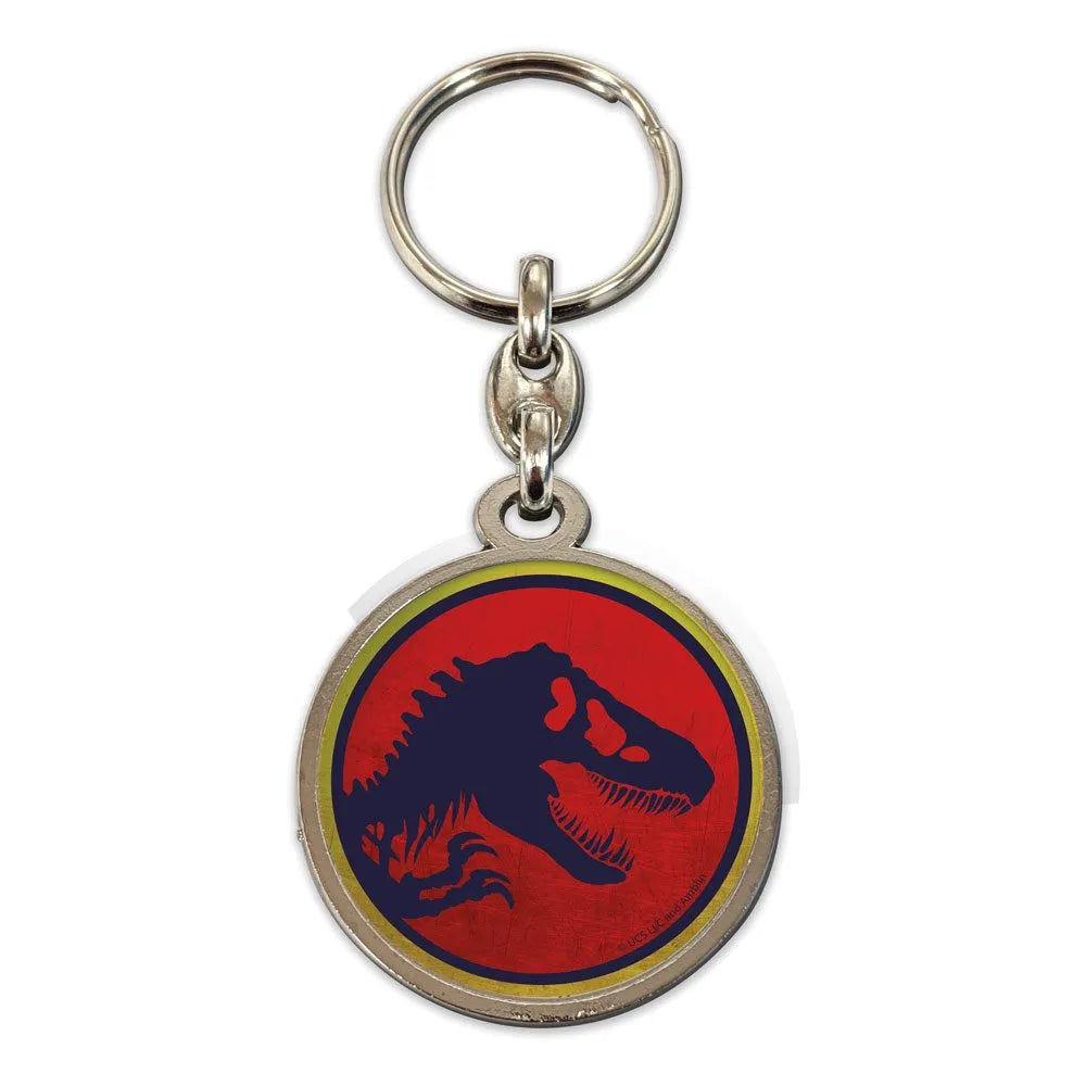 Jurassic Park Metall-Schlüsselanhänger Logo 7 cm - Smalltinytoystore