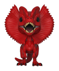 Jurassic Park POP! Movies Vinyl Figur Dilophosaurus (Rd) Exclusive 9 cm - Smalltinytoystore