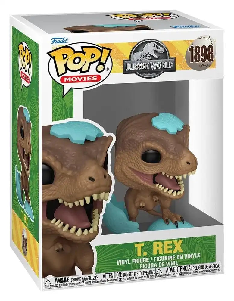 Jurassic Park POP! Movies Vinyl Figur SPRG- T-Rex 9 cm
