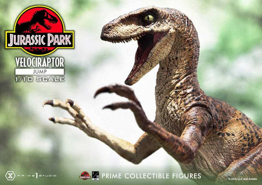 Jurassic Park Prime Collectibles Statue 1/10 Velociraptor Jump 21 cm - Smalltinytoystore