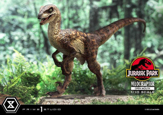 Jurassic Park Prime Collectibles Statue 1/10 Velociraptor Open Mouth 19 cm - Smalltinytoystore