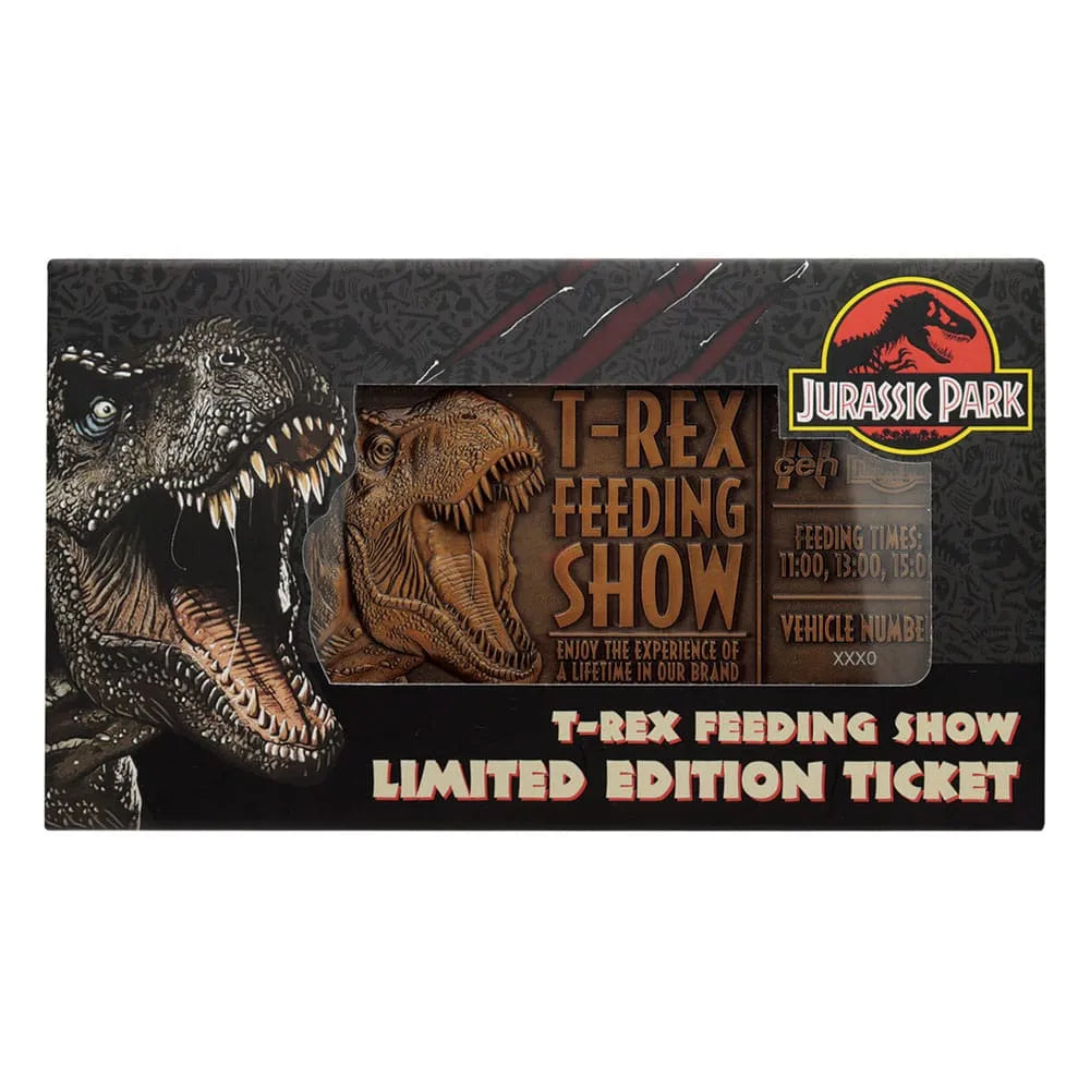 Jurassic Park Replik 1/1 Feeding Show Ticket - Smalltinytoystore