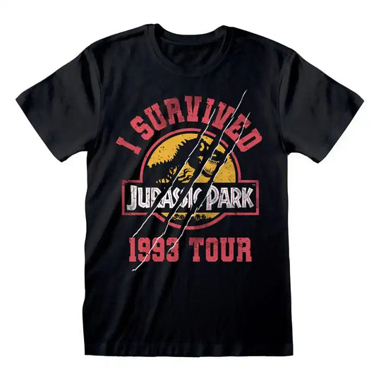 Jurassic Park T-Shirt I Survived 1993 Größe M - Smalltinytoystore