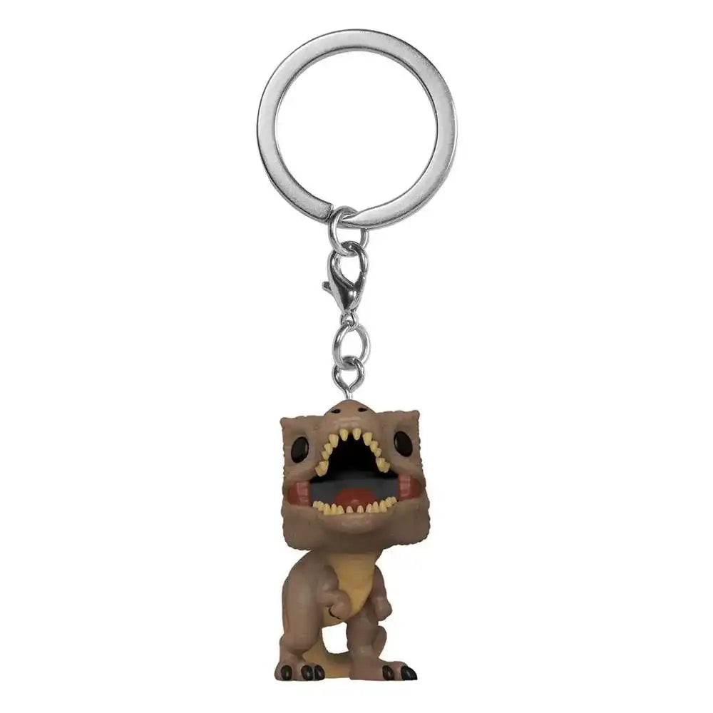 Jurassic World 3 POP! Vinyl Schlüsselanhänger 4 cm T-Rex Display (12) - Smalltinytoystore