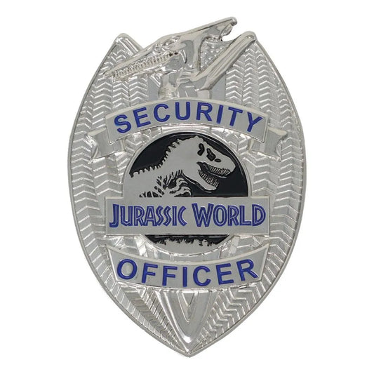 Jurassic World Ansteck-Pin Limited Edition Replica Security Officer - Smalltinytoystore