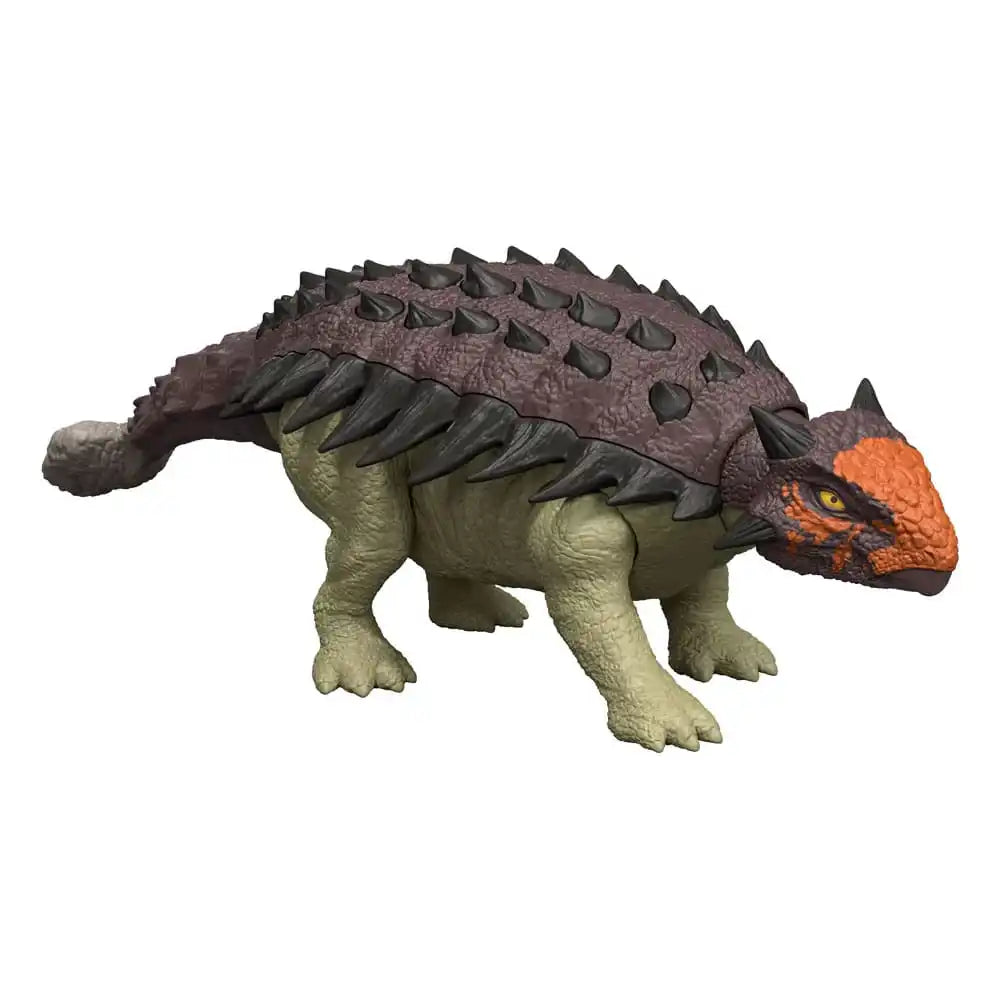 Jurassic World: Die Wiedergeburt Actionfigur mit Sound Wild Roar Ankylosaurus 7 cm - Smalltinytoystore