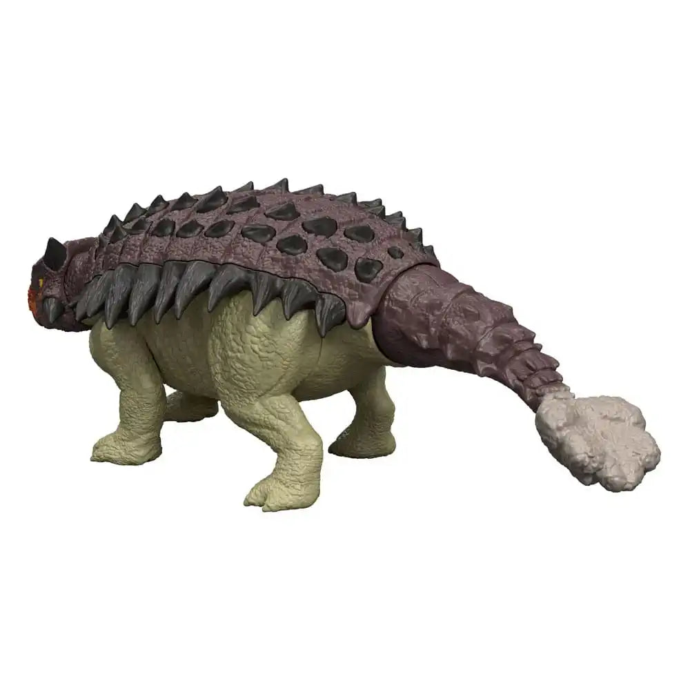 Jurassic World: Die Wiedergeburt Actionfigur mit Sound Wild Roar Ankylosaurus 7 cm - Smalltinytoystore