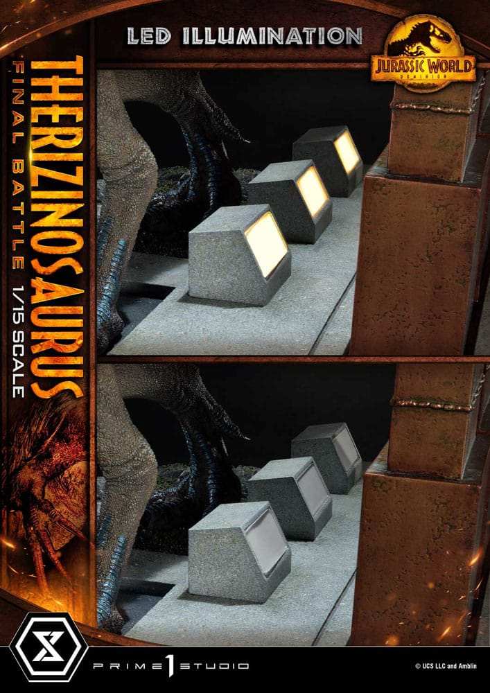 Jurassic World: Ein neues Zeitalter Legacy Museum Collection Statue 1/15 Therizinosaurus Final Battle Regular Version 55 cm - Smalltinytoystore
