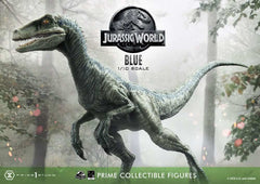 Jurassic World: Fallen Kingdom Prime Collectibles Statue 1/10 Blue (Open Mouth Version) 17 cm - Smalltinytoystore