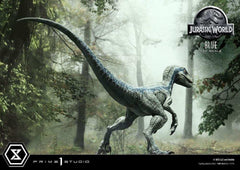 Jurassic World: Fallen Kingdom Prime Collectibles Statue 1/10 Blue (Open Mouth Version) 17 cm - Smalltinytoystore
