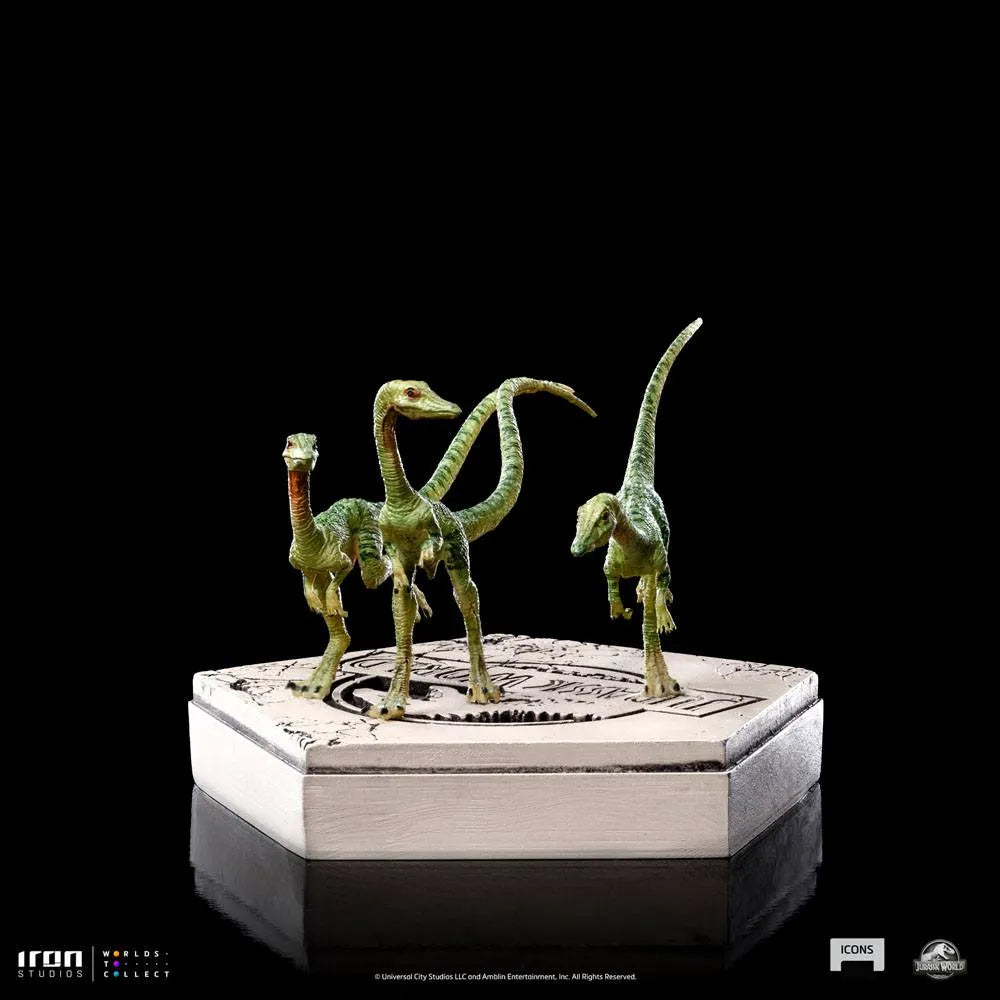 Jurassic World Icons Statue Compsognathus 5 cm - Smalltinytoystore