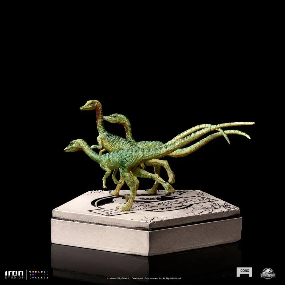 Jurassic World Icons Statue Compsognathus 5 cm - Smalltinytoystore