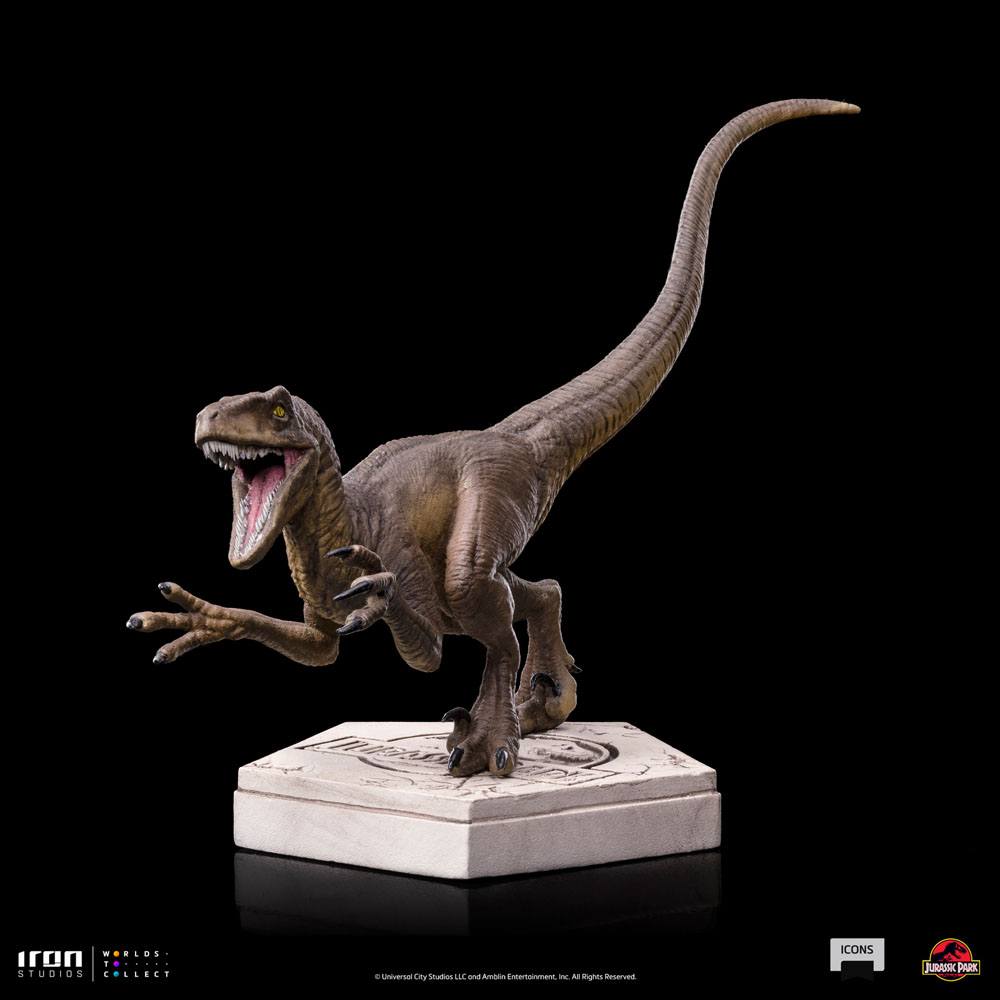 Jurassic World Icons Statue Velociraptor A 9 cm - Smalltinytoystore