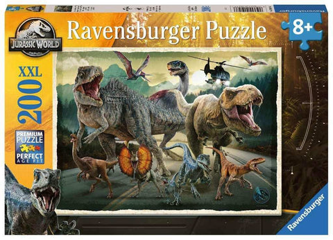 Jurassic World Kinderpuzzle XXL Das Leben findet einen Weg (200 Teile) - Smalltinytoystore