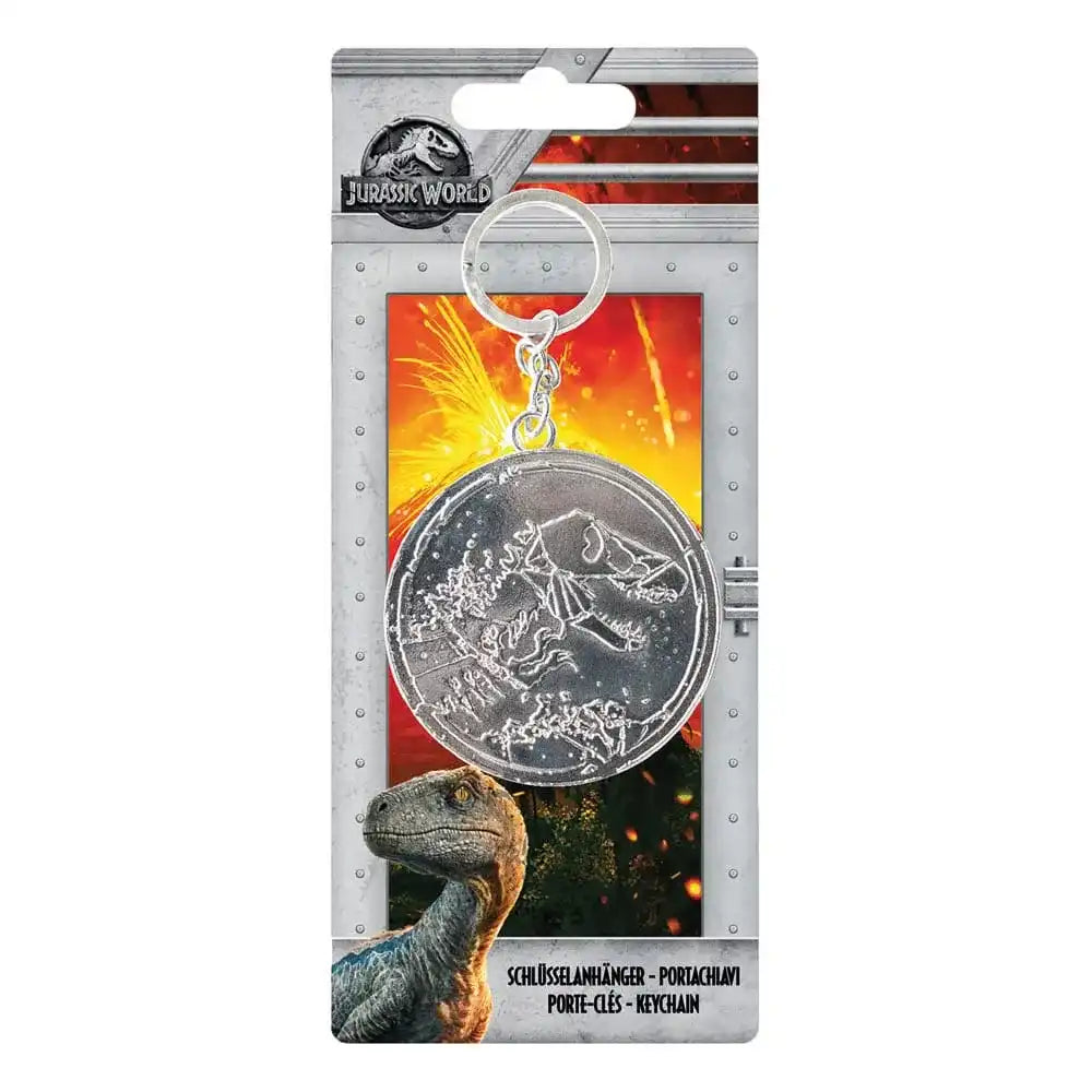 Jurassic World Metall Schlüsselanhänger T-Rex - Smalltinytoystore