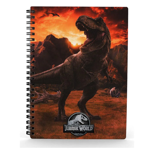 Jurassic World Notizbuch mit 3D-Effekt Into The Wild - Smalltinytoystore