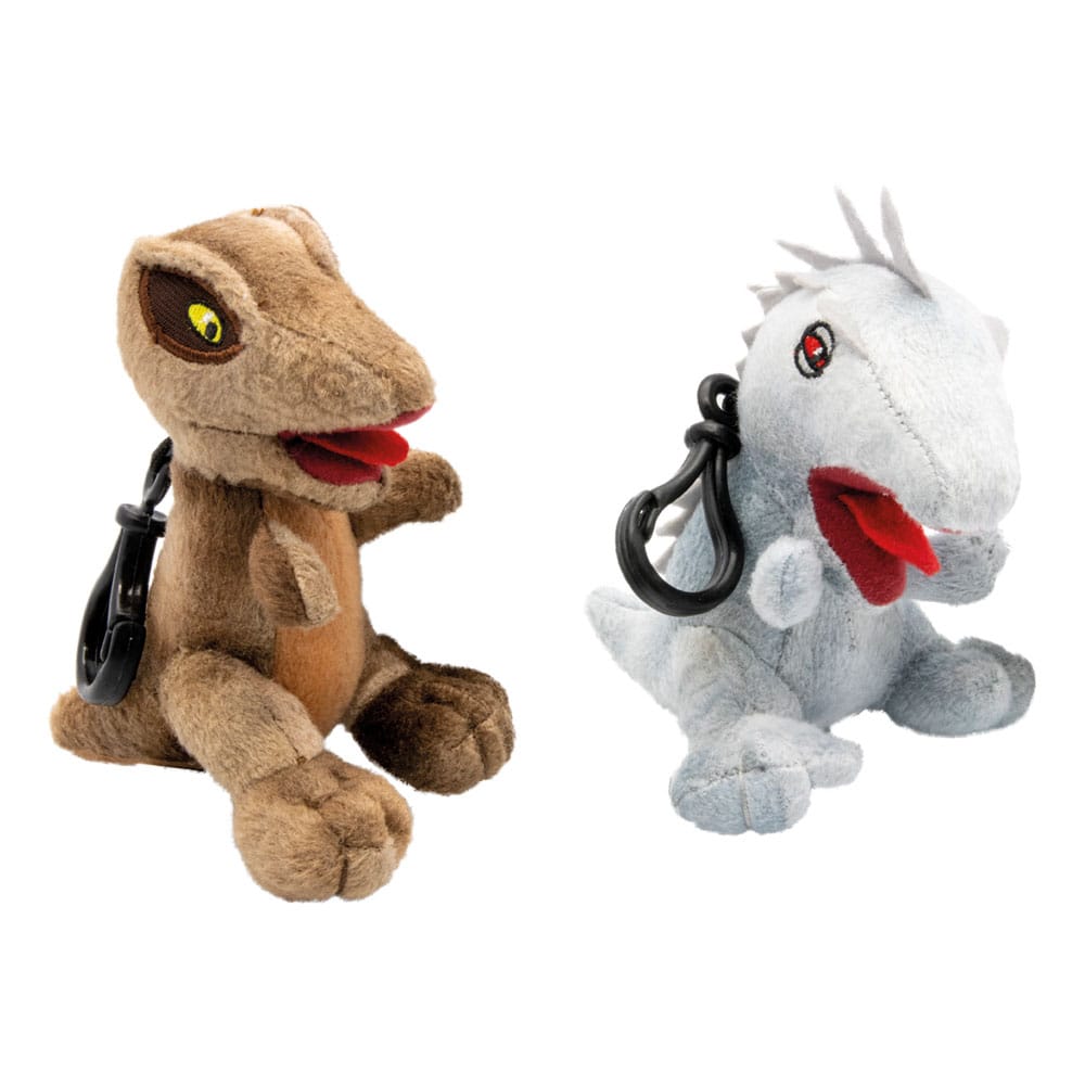 Jurassic World Plüsch-Schlüsselanhänger 13 cm Sortiment (12) - Smalltinytoystore