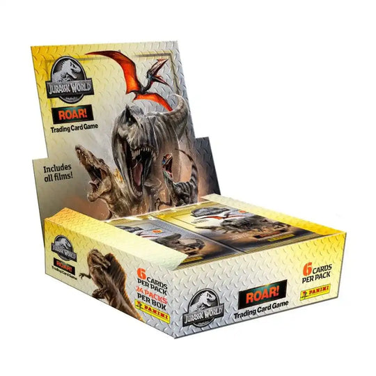 Jurassic World Roar Trading Cards Flow Packs Display (24)