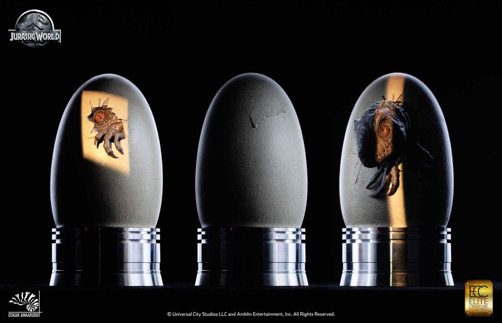 Jurassic World Statuen 3er-Set 1/2 Hatching Indominus Rex 13 cm - Smalltinytoystore