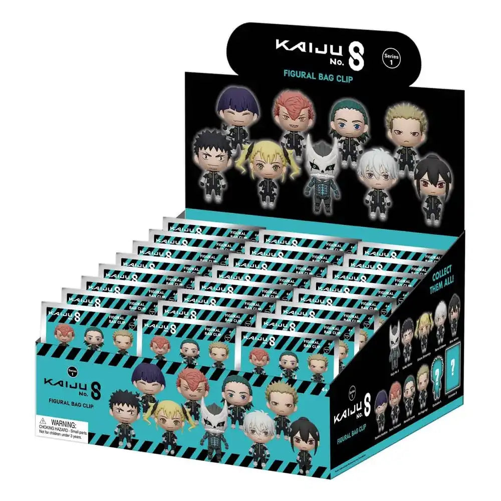 Kaiju No. 8 3D PVC-Taschenanhänger Series 1 Display (24) - Smalltinytoystore