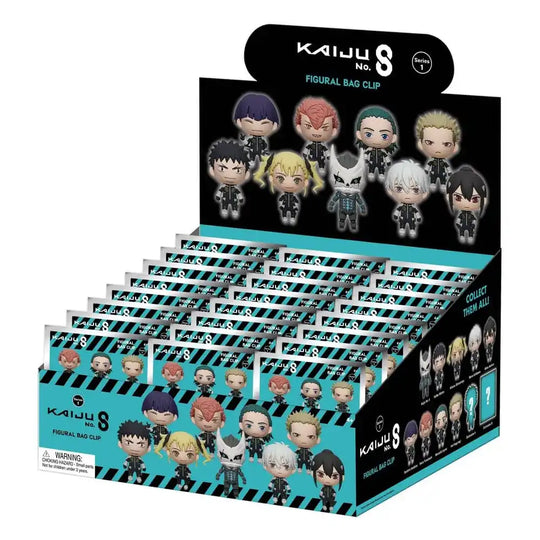Kaiju No. 8 3D PVC-Taschenanhänger Series 1 Display (24) - Smalltinytoystore