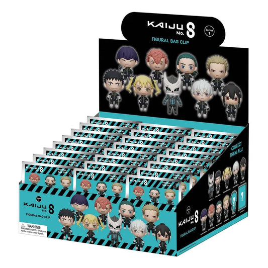 Kaiju No. 8 3D PVC-Taschenanhänger Series 1 Display (24) - Smalltinytoystore