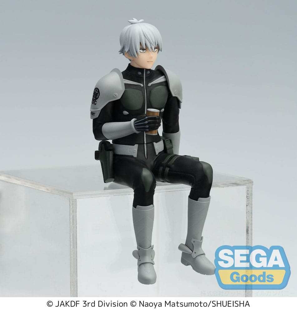 Kaiju No. 8 PM Perching PVC Statue Reno Ichikawa Break Time 15 cm - Smalltinytoystore
